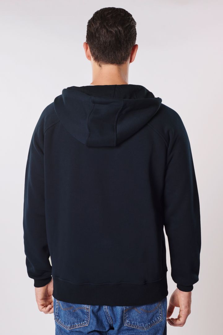 Papa Hoodie-und Tragejacke navy