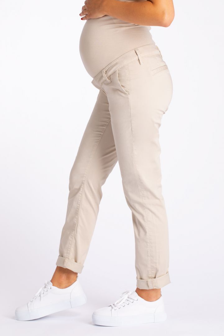 Chino Umstandshose aus Bio-Baumwolle sand
