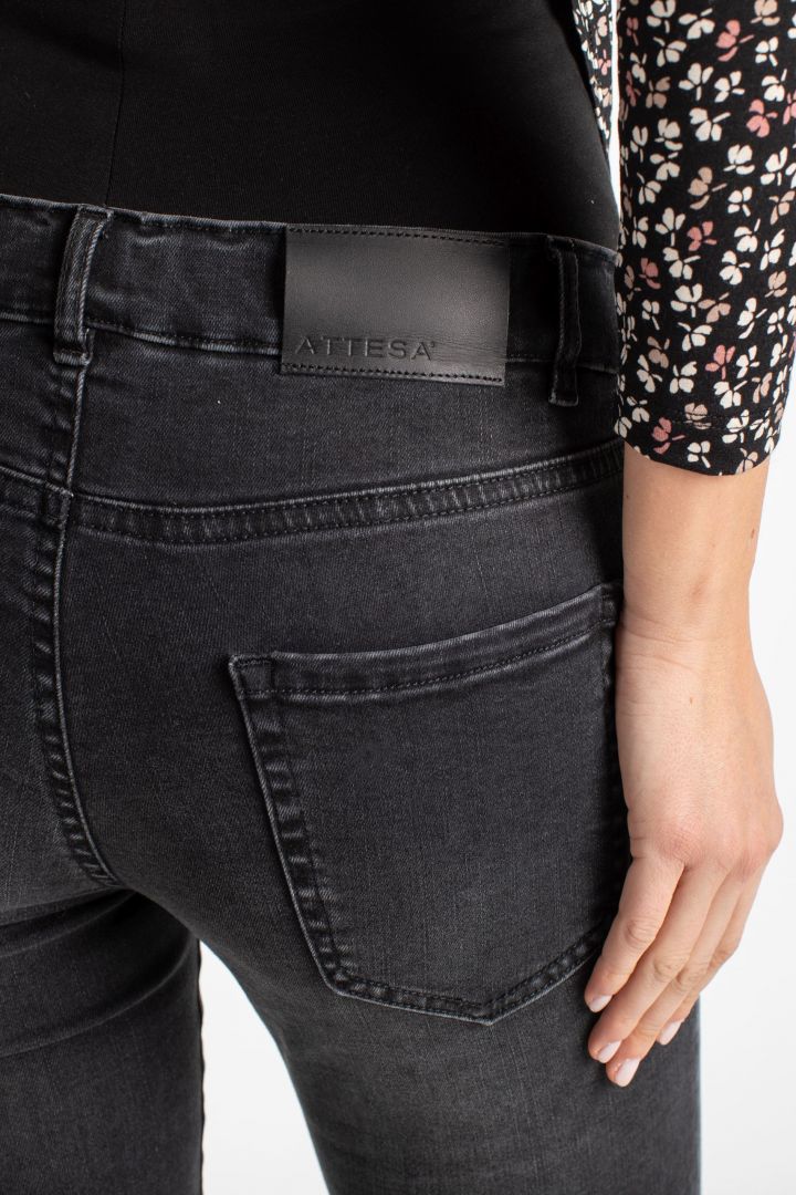 Skinny Umstandsjeans dunkelgrau