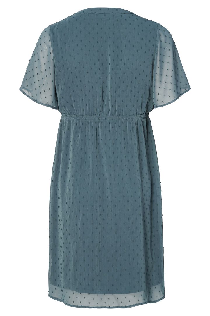 Maternity and Nursing Dress with Cap Sleeves