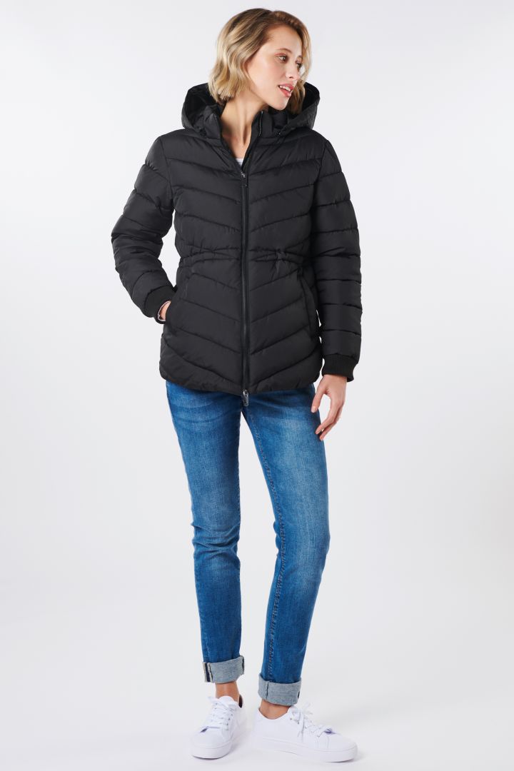 Eco Umstands- und Tragejacke mit abnehmbarer Kapuze