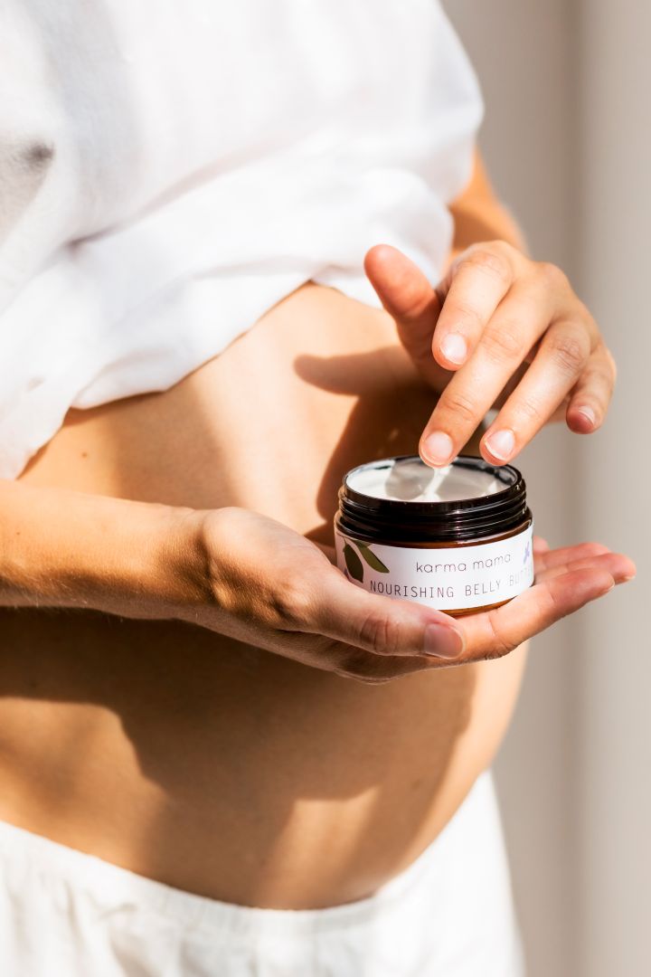 Mama Pflegende Babybauch Butter