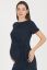 Preview: Maternity Dress with Knot Detail blue