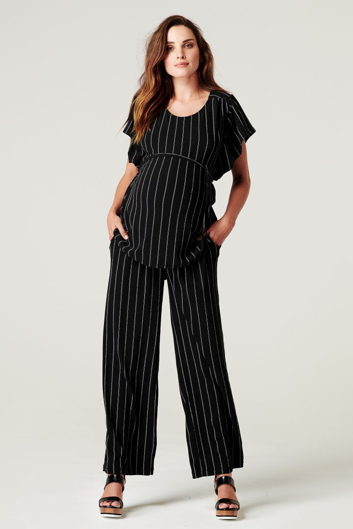 Umstandshose mit Bindegürtel