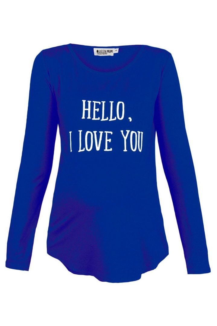 Umstandsshirt Hello I love you