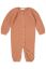 Vorschau: Organic Strickstrampler mit Knopfleiste mocca