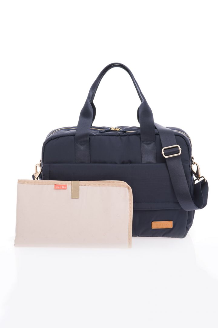 Wickeltasche aus Ripstop Nylon dunkelblau