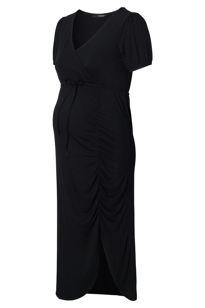 Ecovero Midi Maternity and Nursing Dress