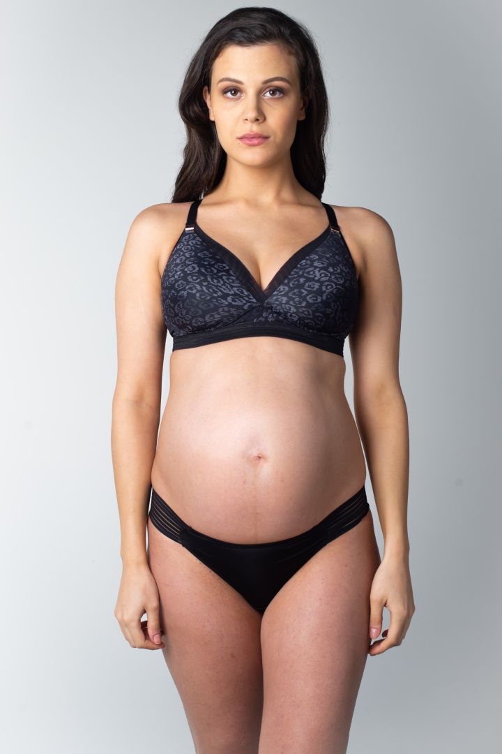 Schwangerschafts- und Still BH mit Animal Print