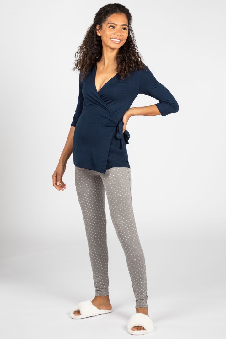 Eco Viskose Skin to Skin Baby Bonding Shirt navy