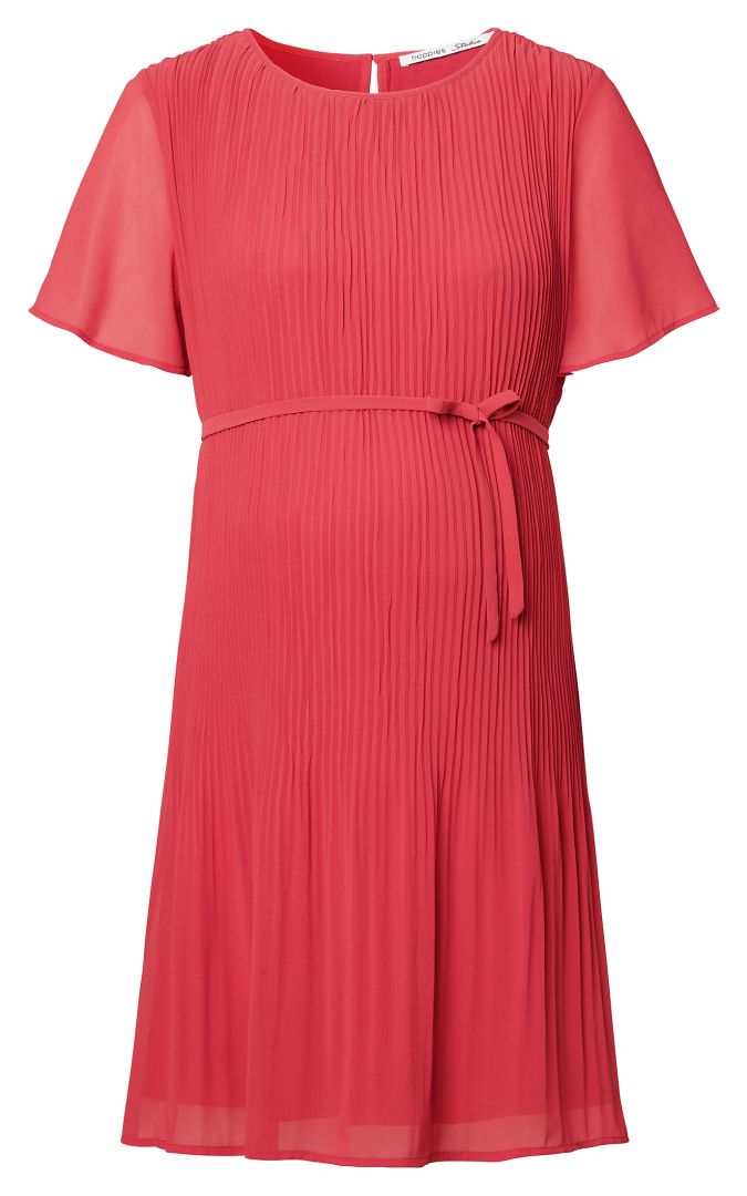 Eco Maternity Dress with Pleats
