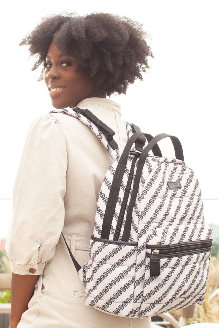 Eco Wickelrucksack Logo Print