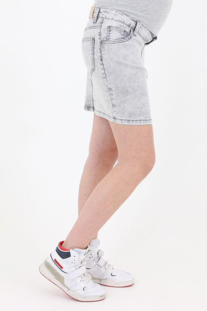 Umstands-Jeansrock grau