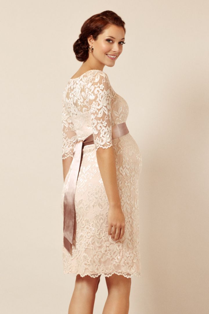 Spitzen Umstandskleid Blush