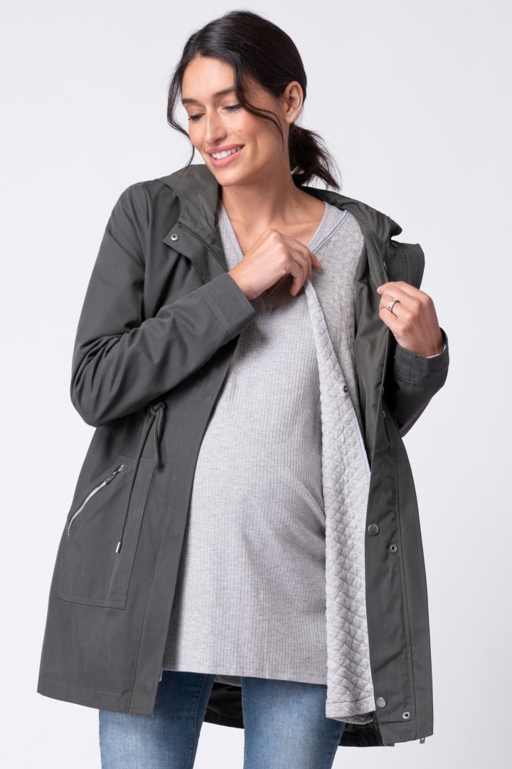 3 in 1 Utility Umstands- und Tragejacke khaki