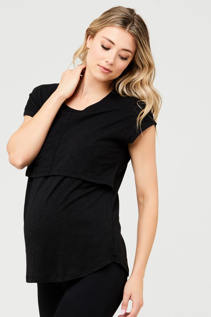 Umstands- und Stillshirt Relax Fit schwarz