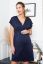 Vorschau: Cache-Coeur Umstands- und Stillkleid navy
