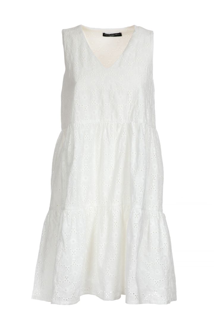 Organic Popeline Umstandskleid mit Volant