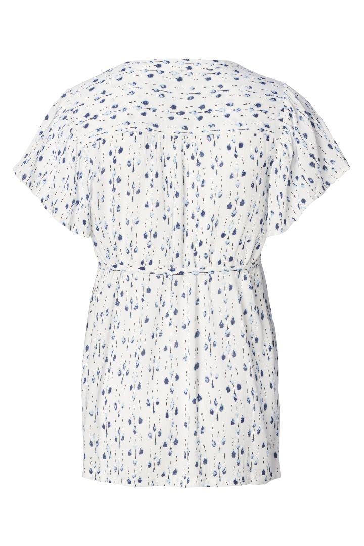 Umstands- und Stillbluse mit Allover Print