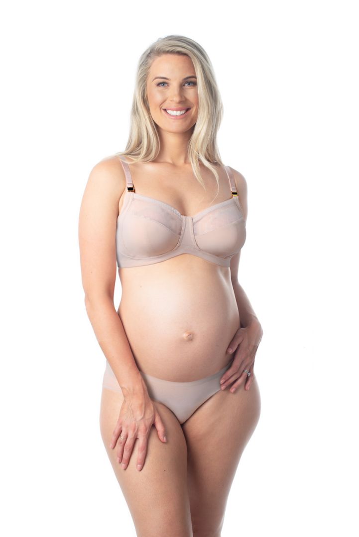 Full Cup Still BH mit Mesh Einsätzen rose