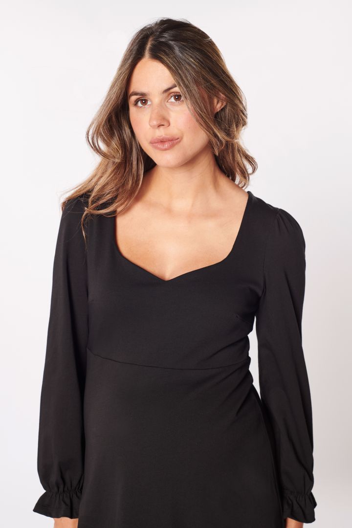 A-Linie Umstandskleid mit Herzausschnitt