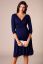Preview: Festive Maternity Dress navy