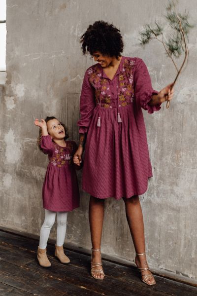 Umstands- und Still-Tunikakleid cliff rose