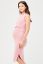 Preview: Layered Maternity and Nursing Knitted Dress pink