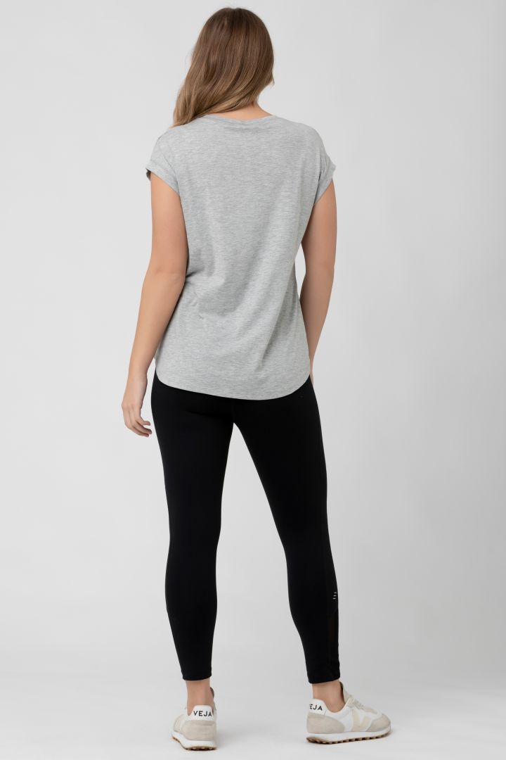 Umstands-und Still-T-Shirt hellgrau