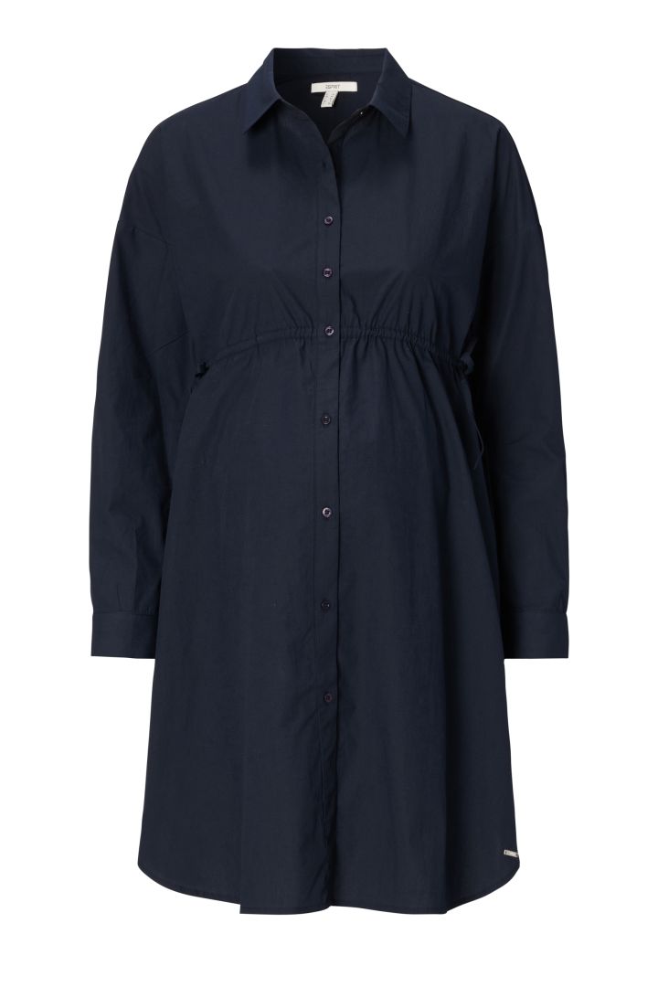 Organic Maternity and Nursing Shirt Dress