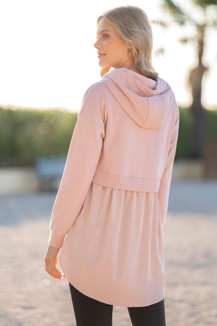 Hoodie Umstands- und Stilltunika