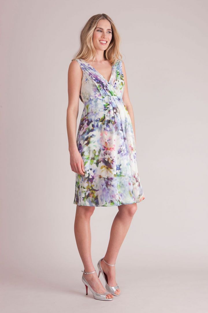 Umstandskleid aus Seide