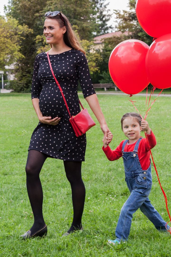 Polka Dots Maternity Dress