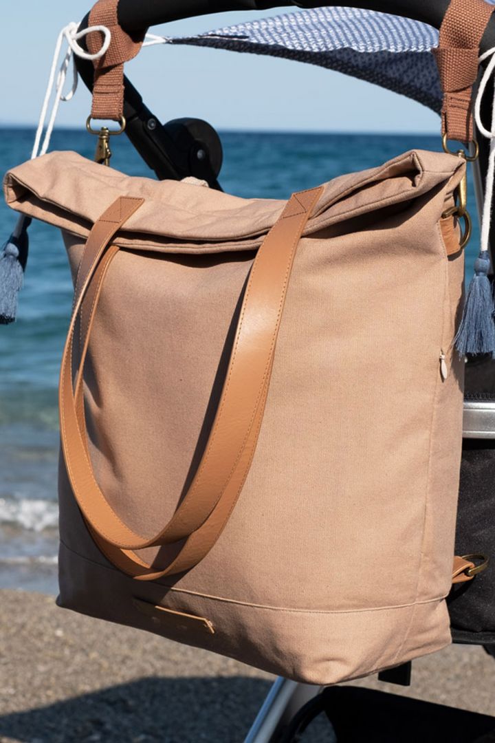 2 in 1 Wickeltasche und Rucksack Shell Seeker