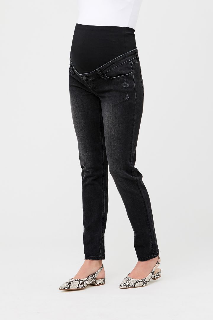 Slim-Fit Maternity Jeans black