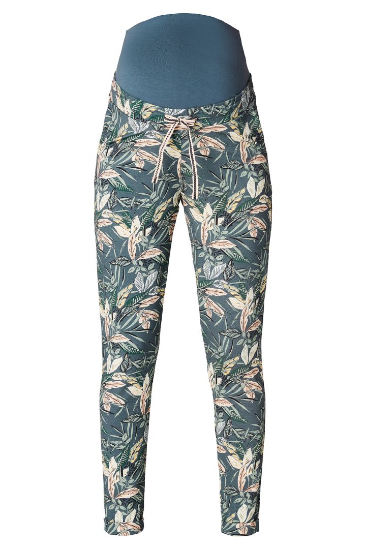 Umstandshose mit Blumen Print