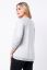Preview: Crossover Nursing Sweater Grey Marl