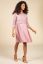 Vorschau: Festliches Umstands- und Stillkleid mit 3/4 Ärmeln rosa