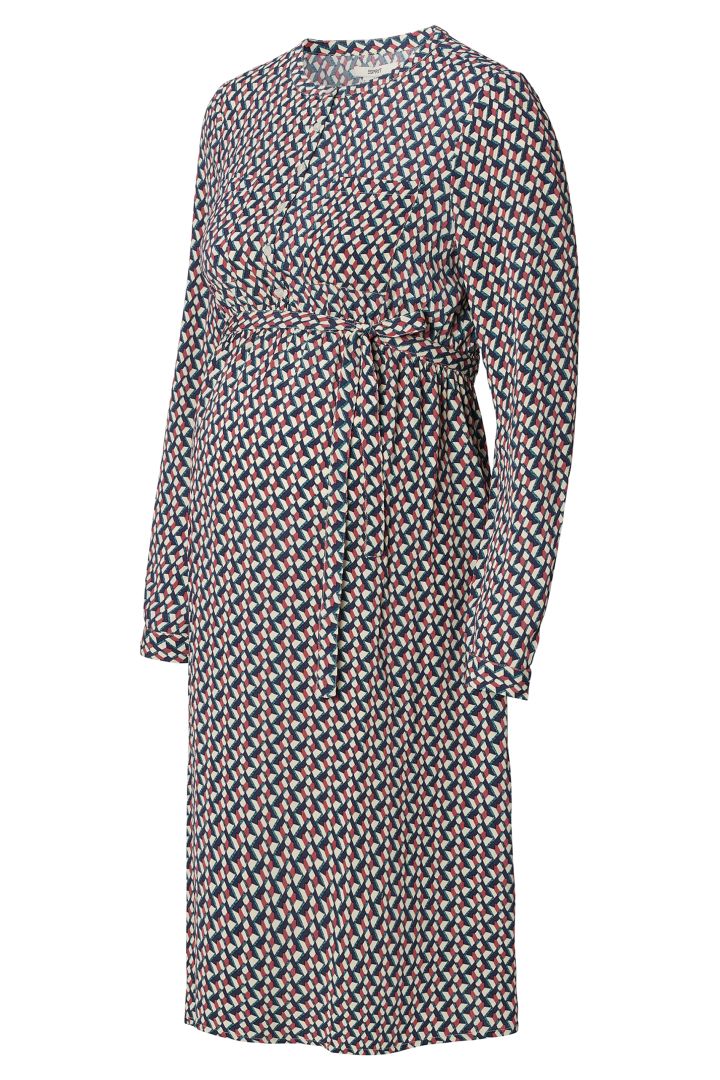 Umstands- und Stillkleid mit Graphic Print