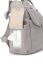 Vorschau: Wickelrucksack aus veganem Kunstleder grau