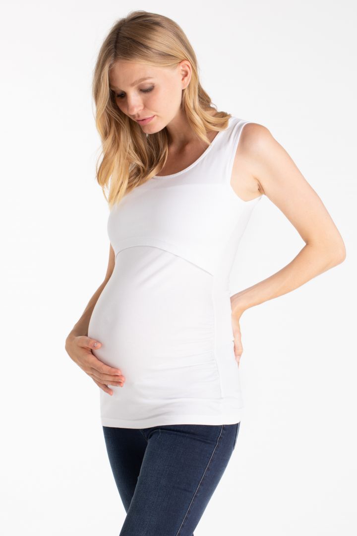 Doppelpack Organic Umstands- und Stilltops navy/weiß