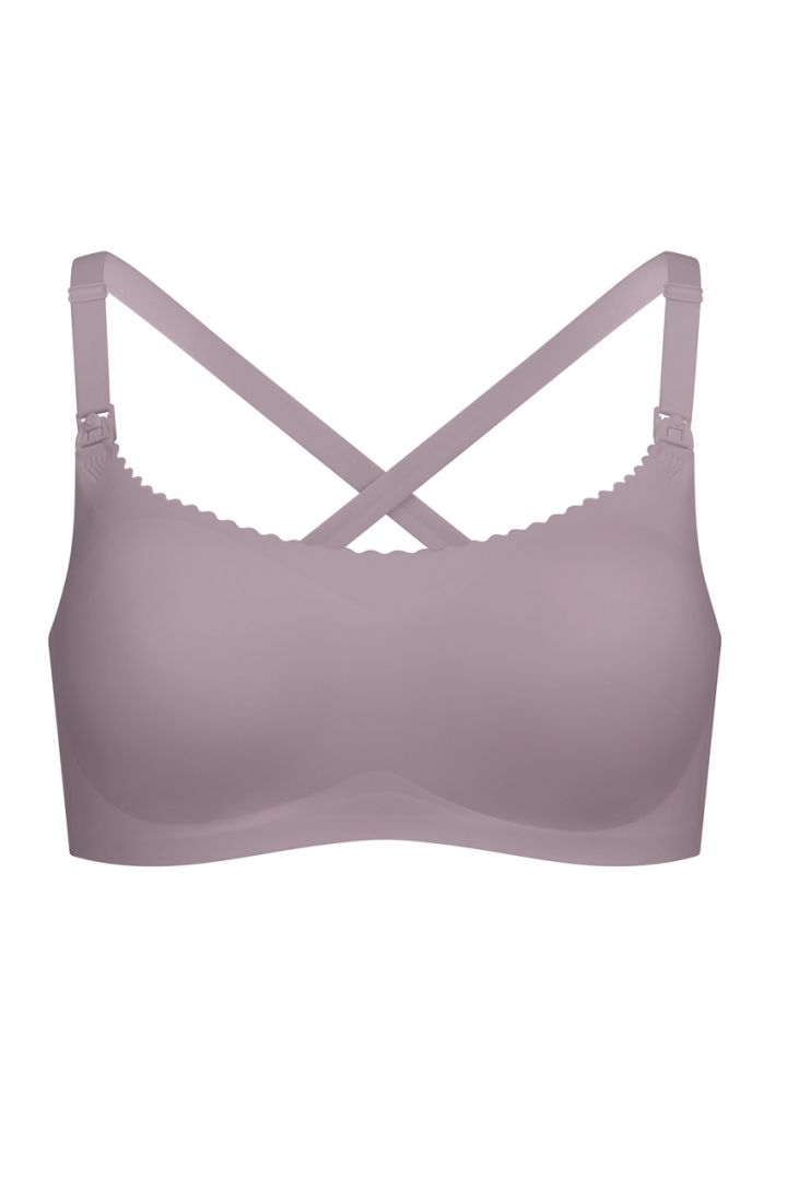 Invisible Seamless Nursing Bra, skin colour