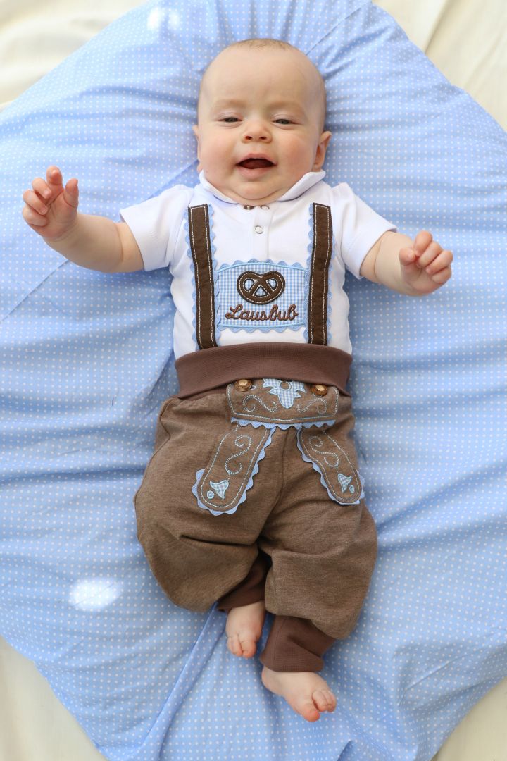 Babytrachtenhose in Lederhosenoptik
