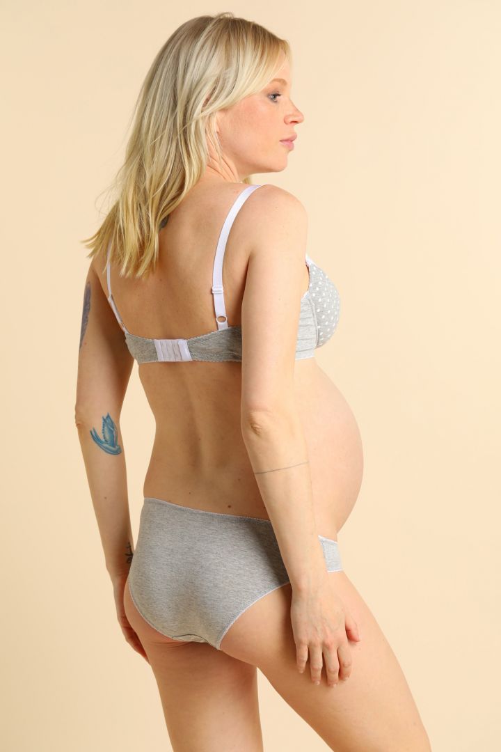 Baumwoll Still BH mit Polka Dots