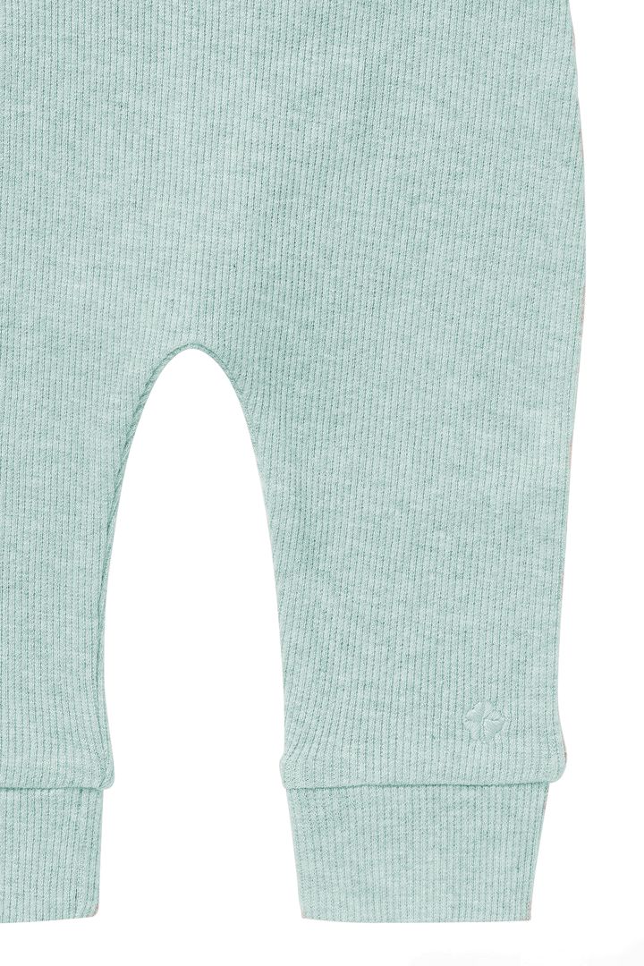 Rib Knit Baby Trousers sage