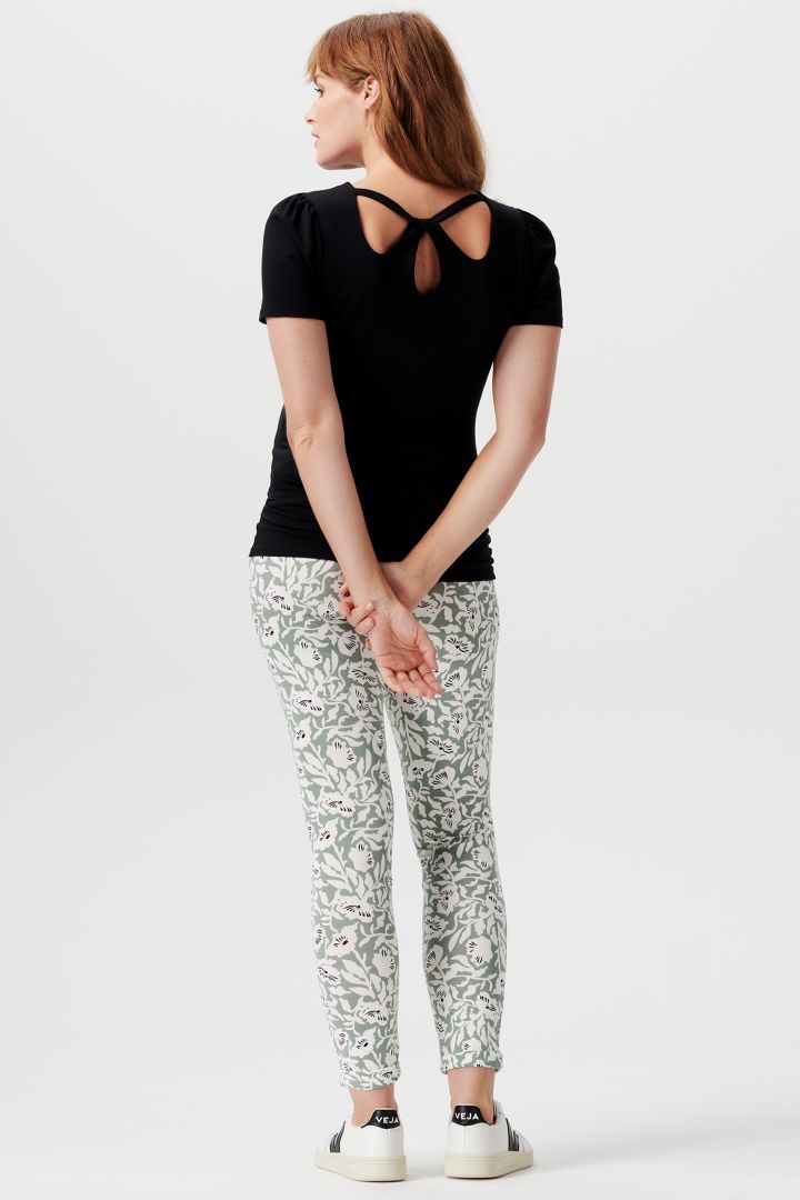 Ecovero Umstandshose mit Allover Print