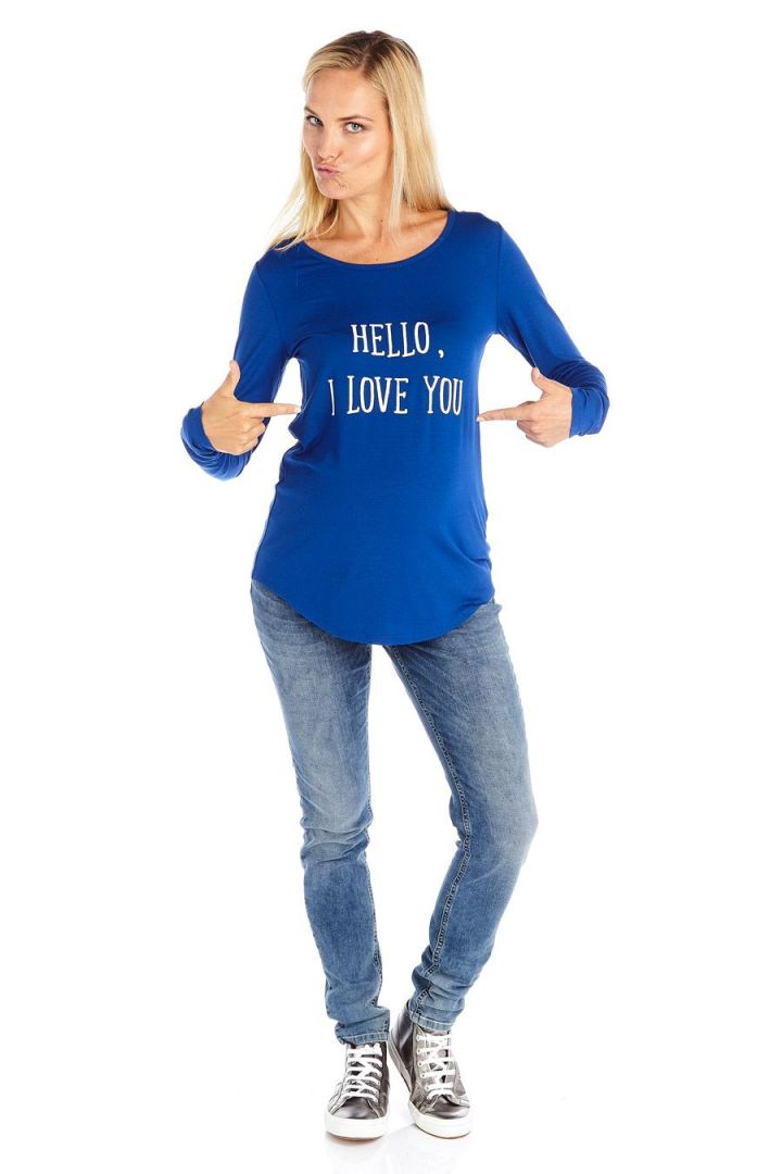 Umstandsshirt Hello I love you