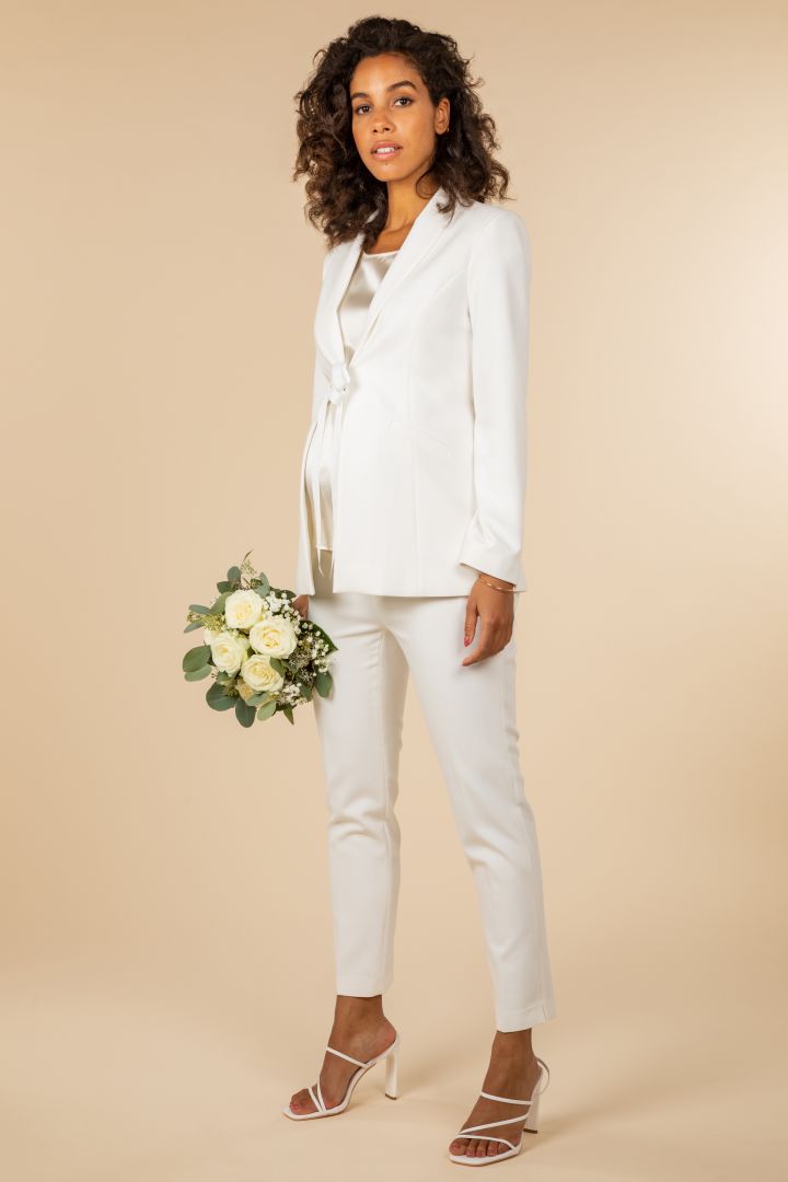 Umstandshose mit Bügelfalte