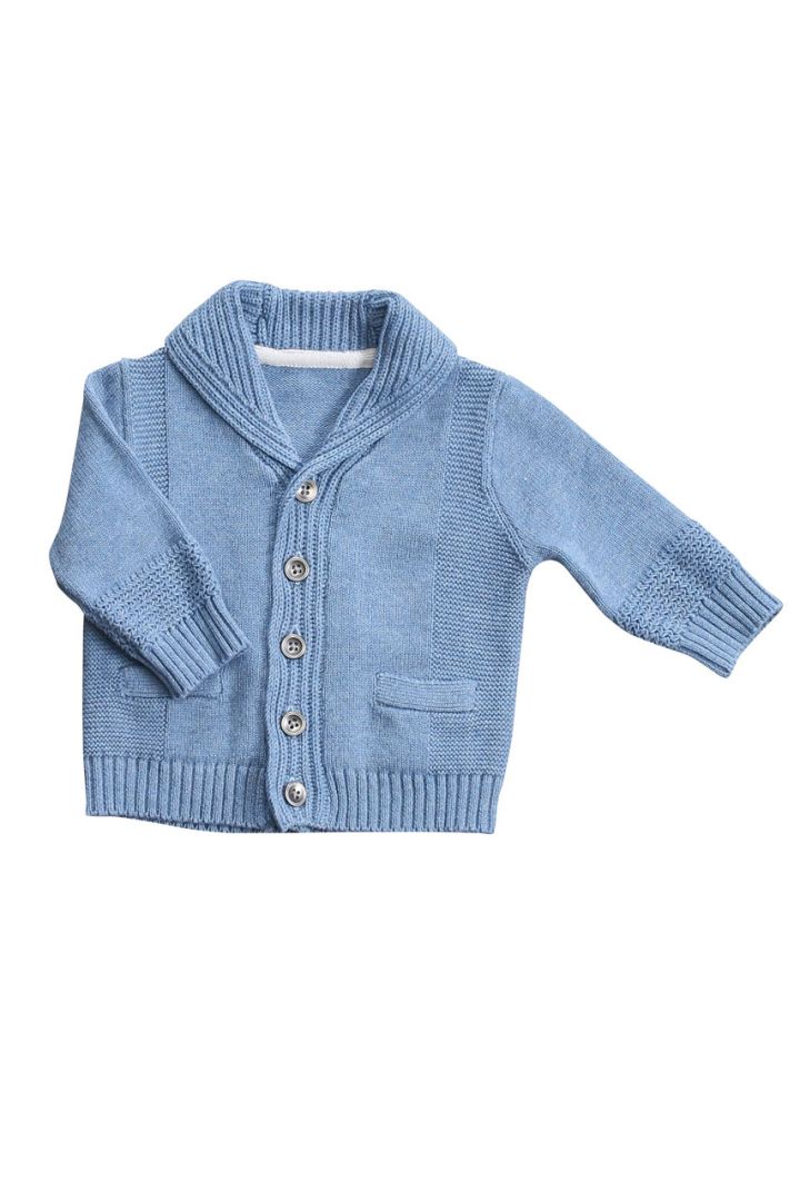 Cardigan with a shawl collar