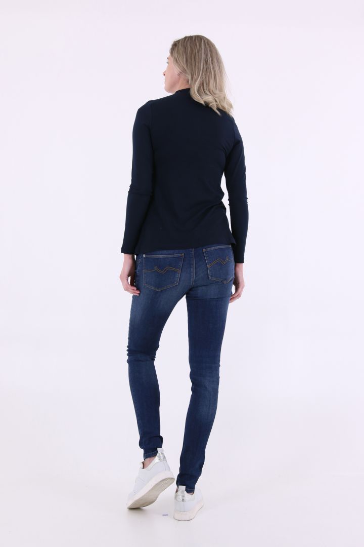 Organic Umstandsjeans Super Skinny Dark Wash